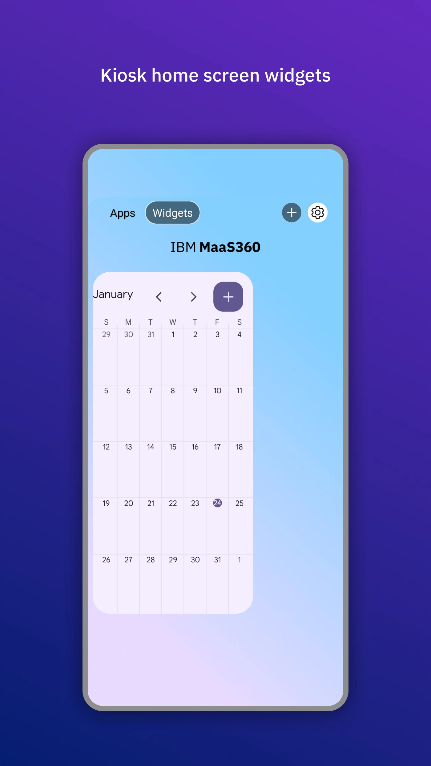IBM MaaS360 Launcher (Beta) screenshot