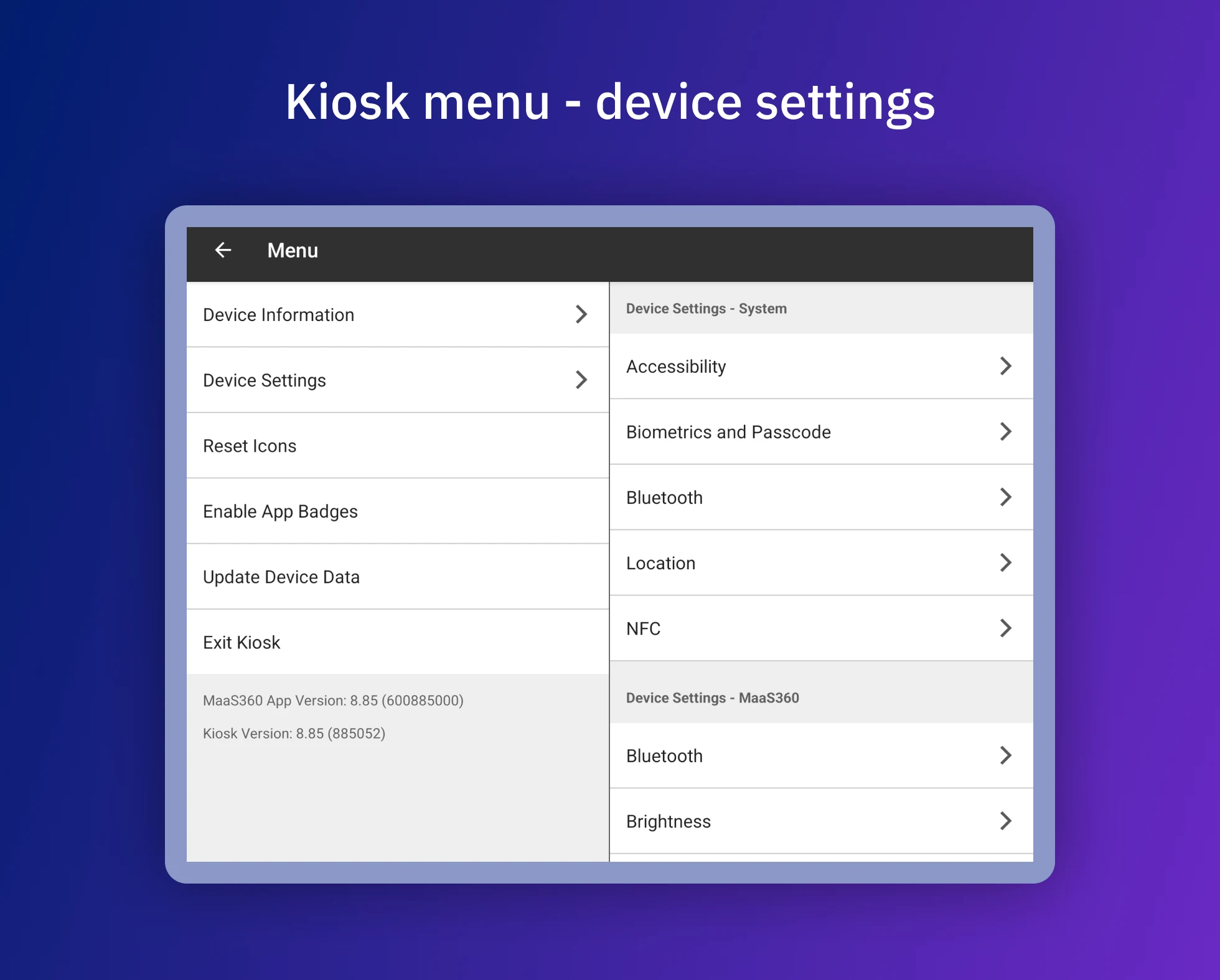 IBM MaaS360 Launcher (Beta) screenshot