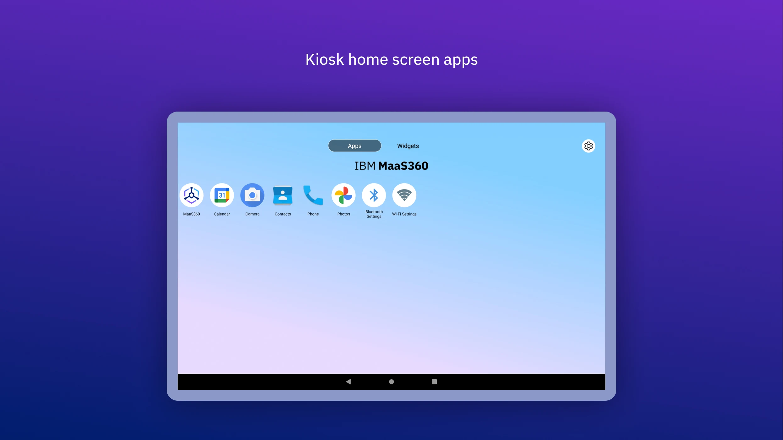 IBM MaaS360 Launcher (Beta) screenshot
