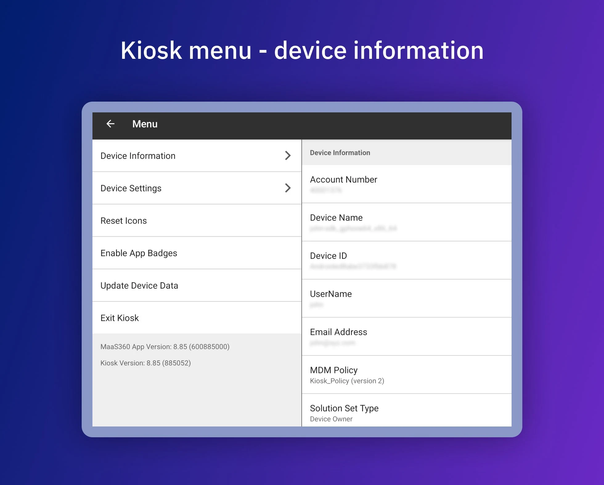 IBM MaaS360 Launcher (Beta) screenshot