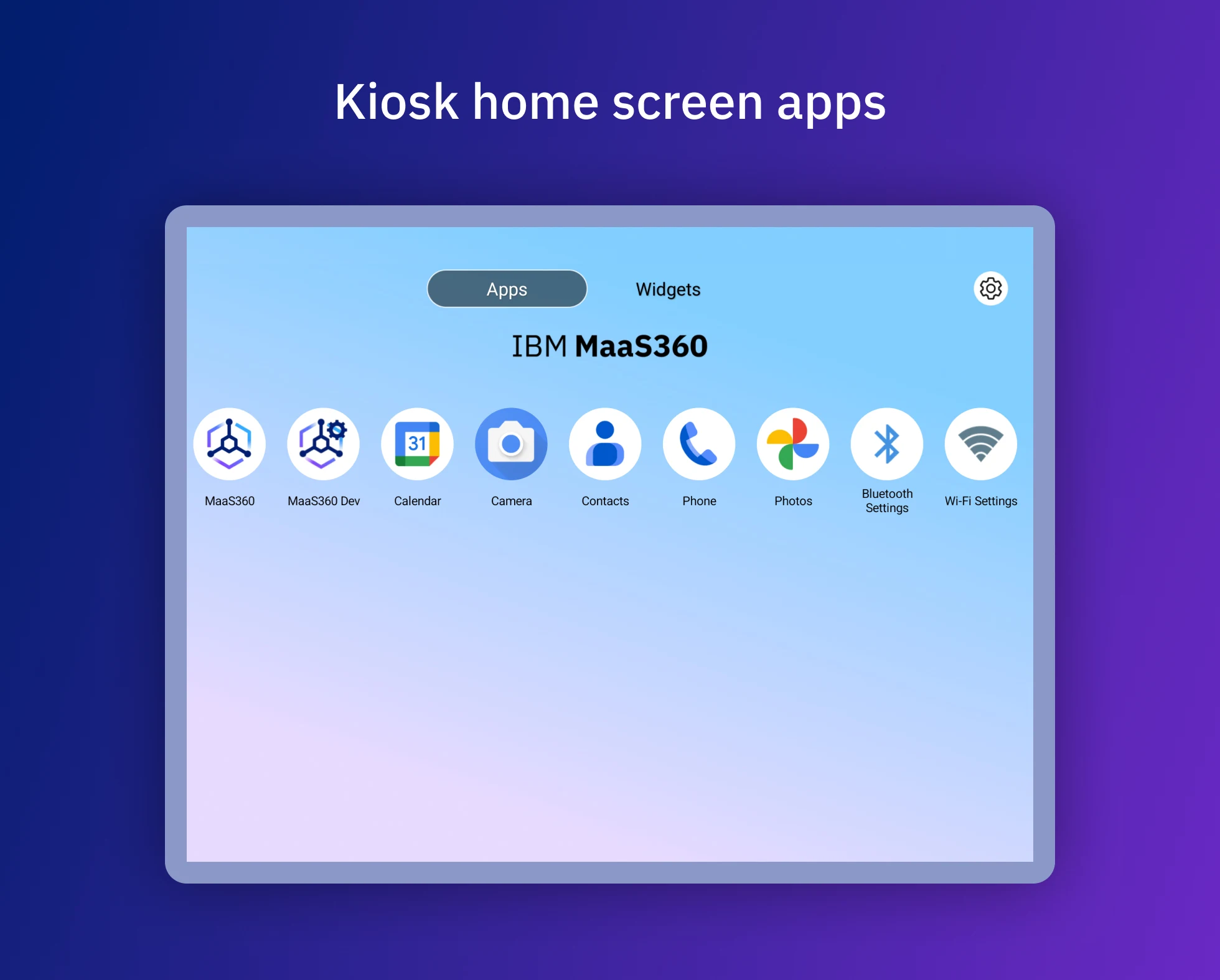 IBM MaaS360 Launcher (Beta) screenshot