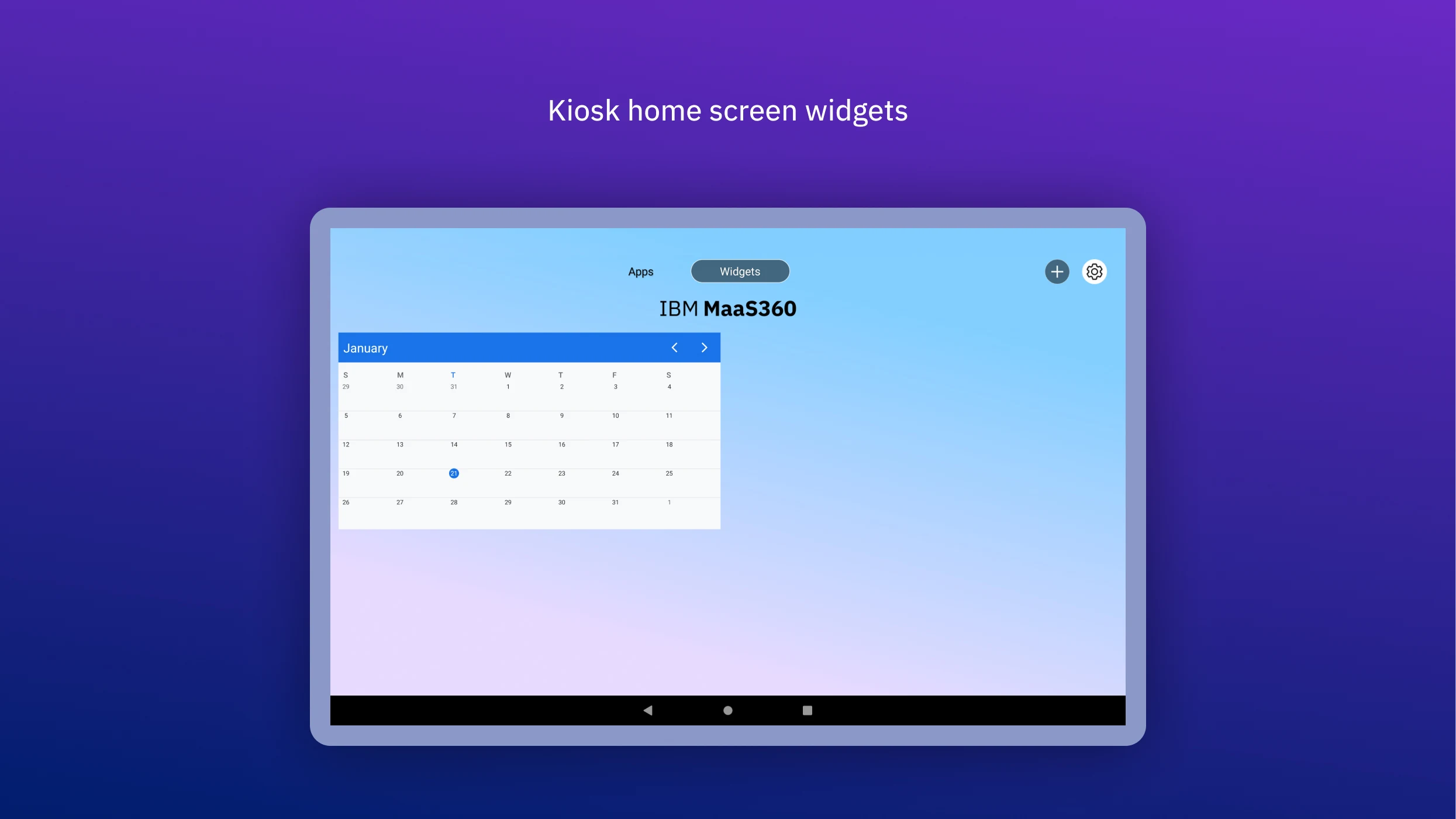 IBM MaaS360 Launcher (Beta) screenshot