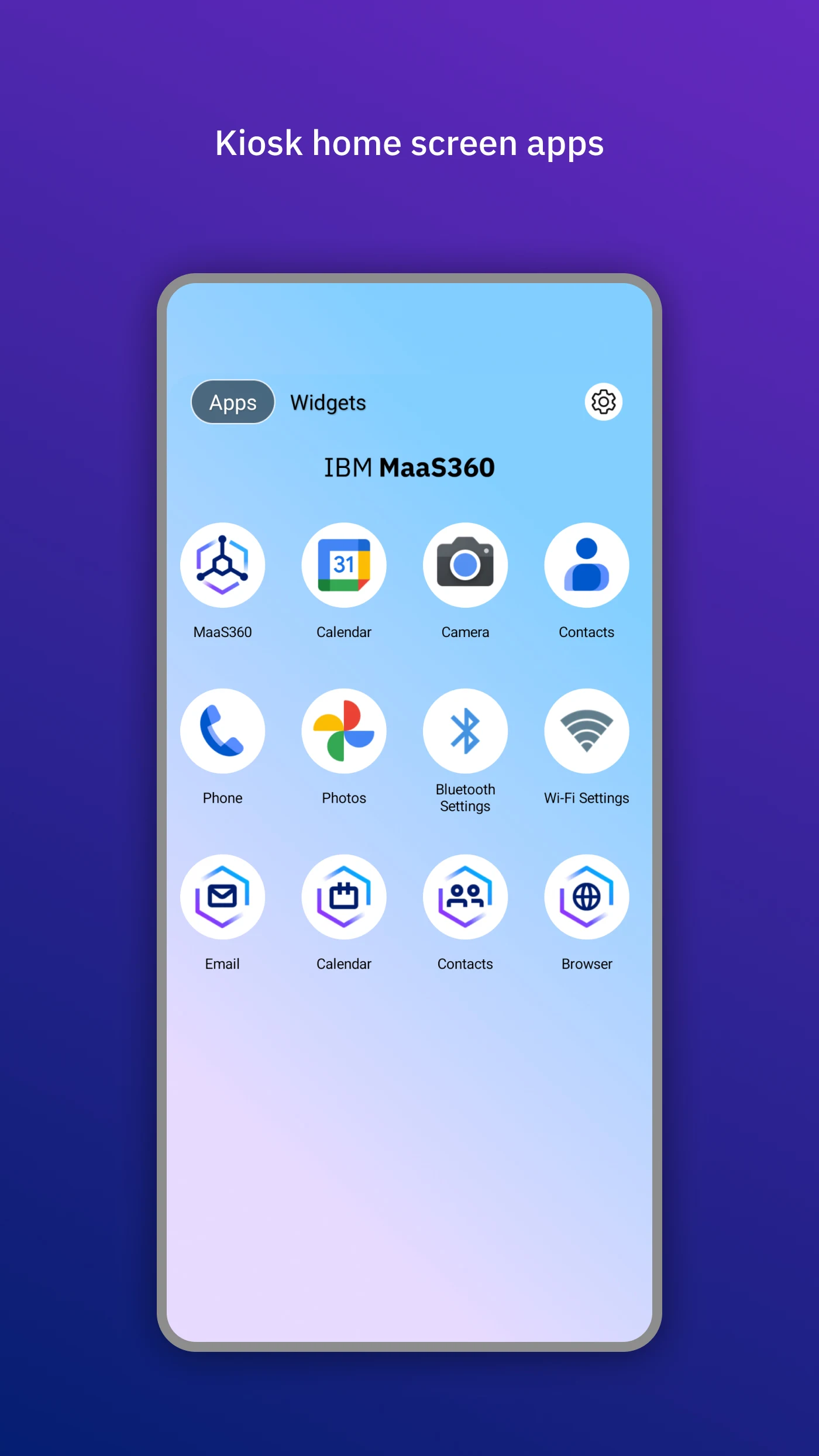 IBM MaaS360 Launcher (Beta) screenshot